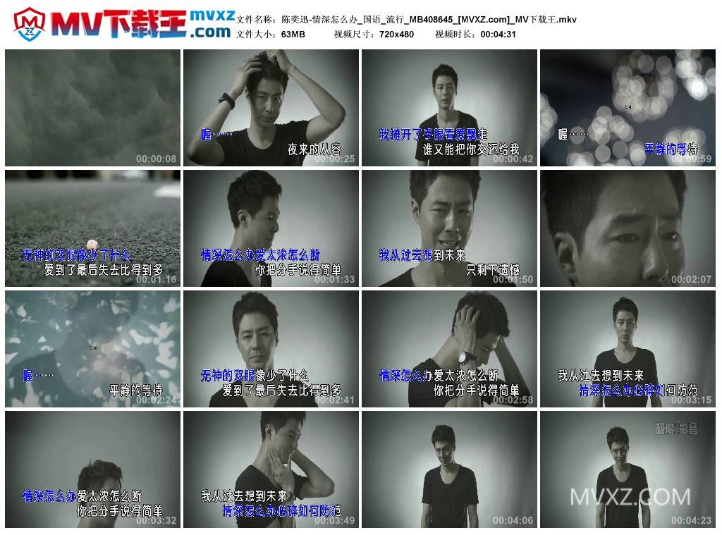 陈奕迅-情深怎么办_国语_流行_MB408645